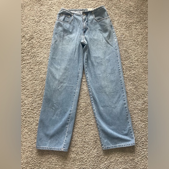 Vintage BeBop Jean | Light Wash Wide Leg Y2K | Size 7 - Picture 1 of 6